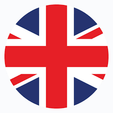 Drapeau anglais en rond